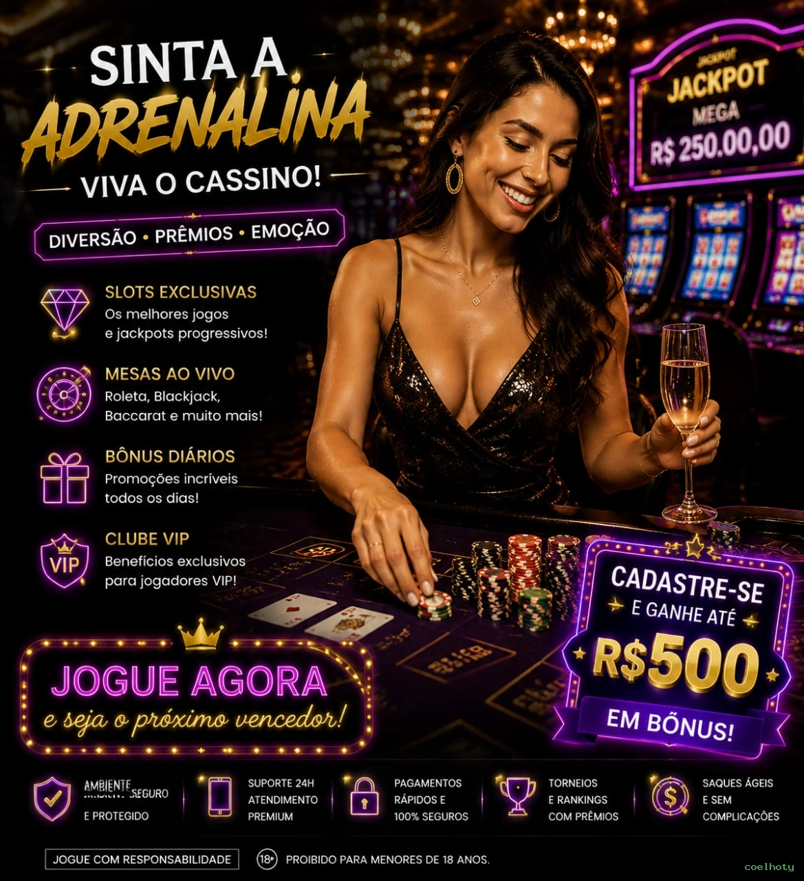 Roleta e blackjack coelhoty